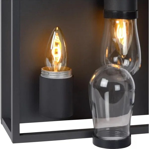 Lucide 27100/02/30 - Fürdőszobai mennyezeti lámpa CARLYN 2xE14/6W/230V IP54