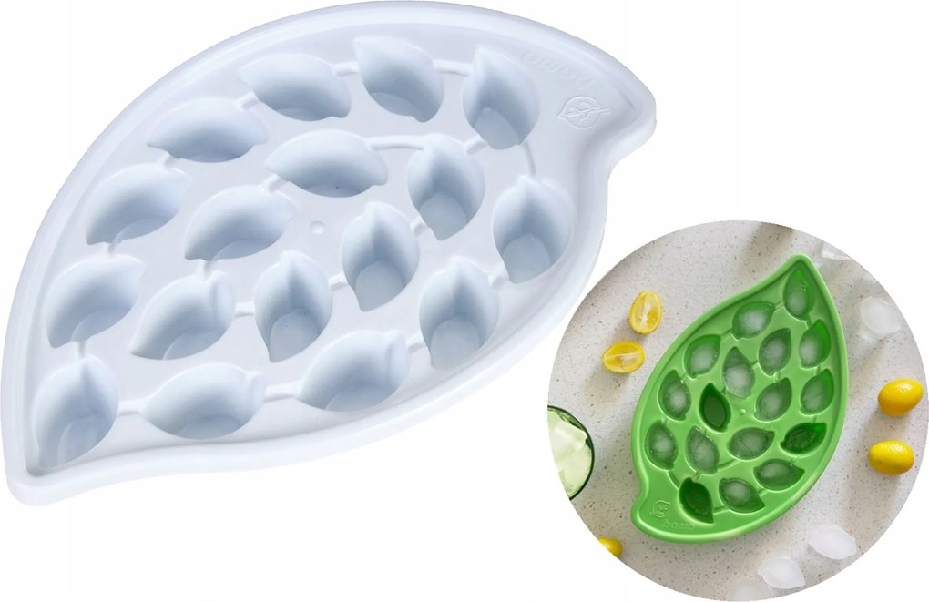 Érdekes Jégkocka Forma Levél 17 db-os Bm Kocka