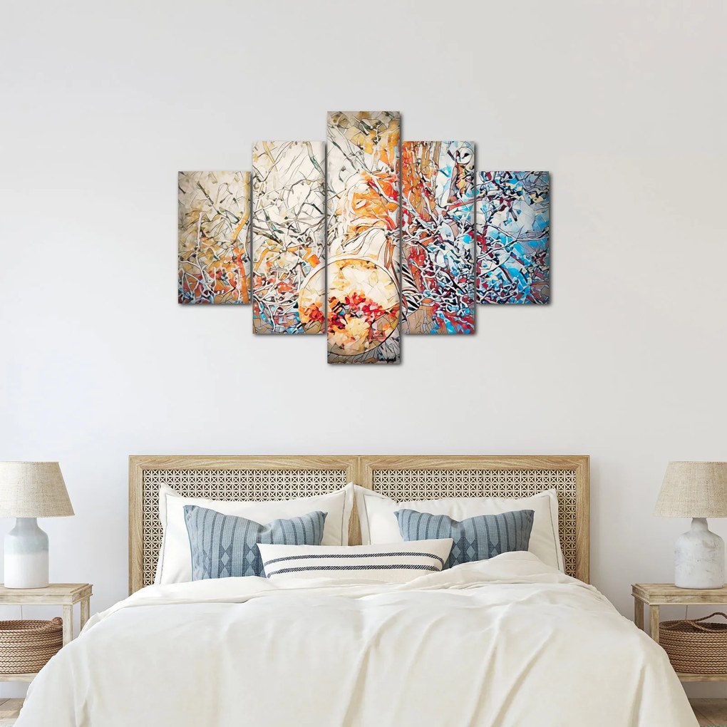 Kép - Mozaik absztrakció (150x105 cm)