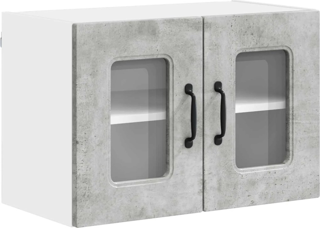 vidaXL Konyhaszekrény Kalmar Beton Szürke 60 x 31 x 40 cm Faanyag