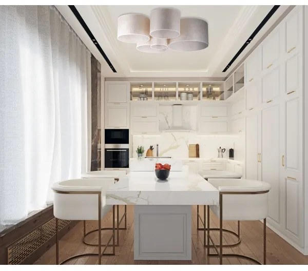 Duolla - Mennyezeti lámpa ROLLER PENTO 5xE27/60W/230V arany