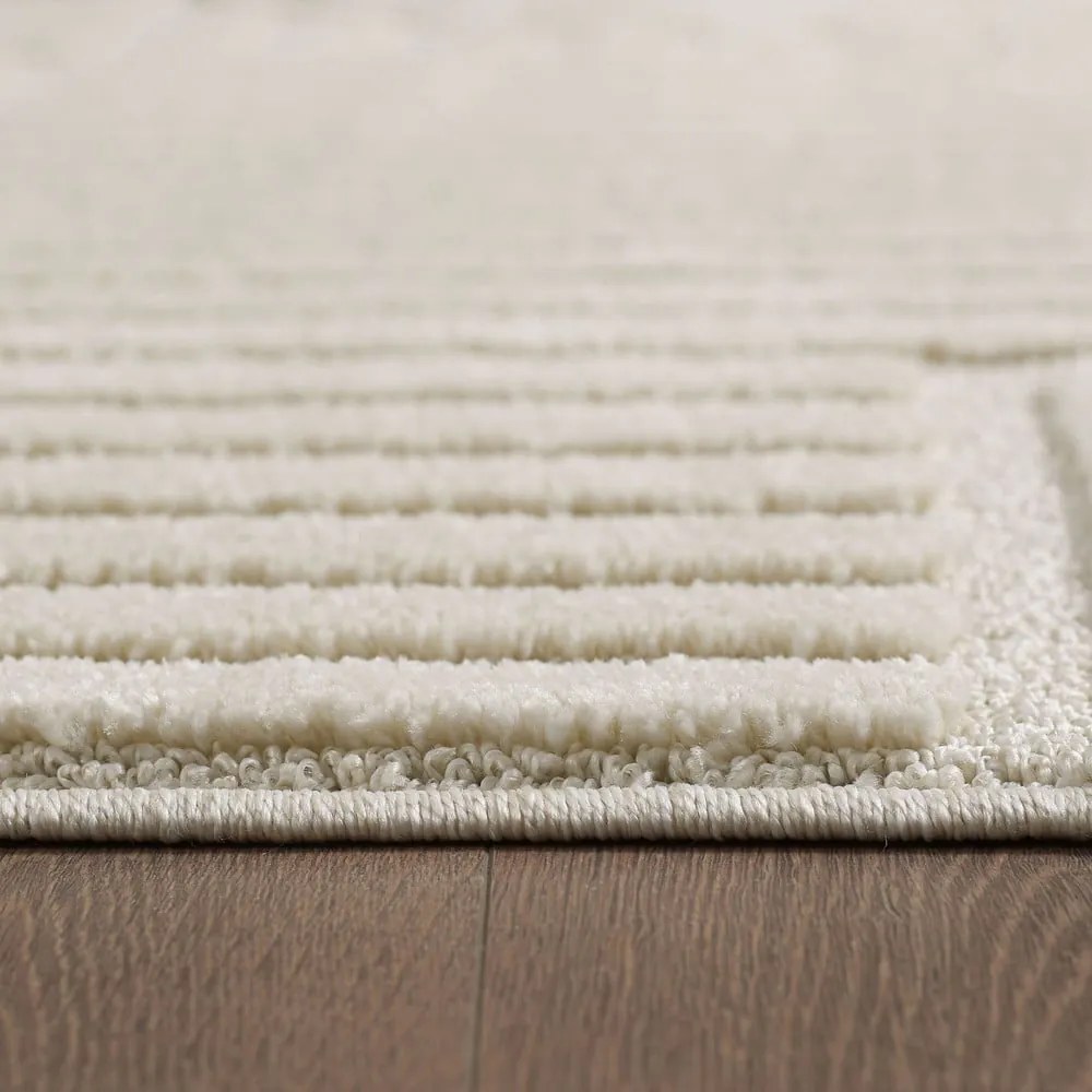Krémszínű kerek szőnyeg ø 80 cm Art – Ayyildiz Carpets