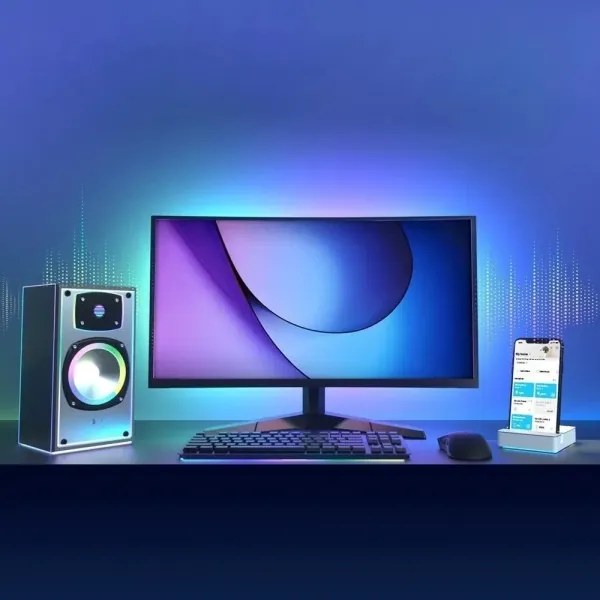 LED RGBW dimmelhető szalag 5 m LED/13,5W/230V Wi-Fi