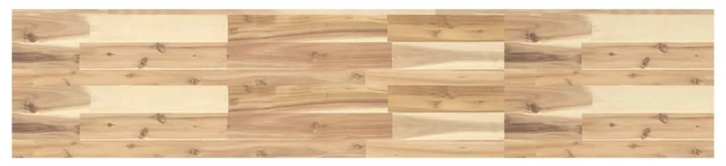 tömör akácfa téglalap alakú asztallap 120 x 30 x 4 cm