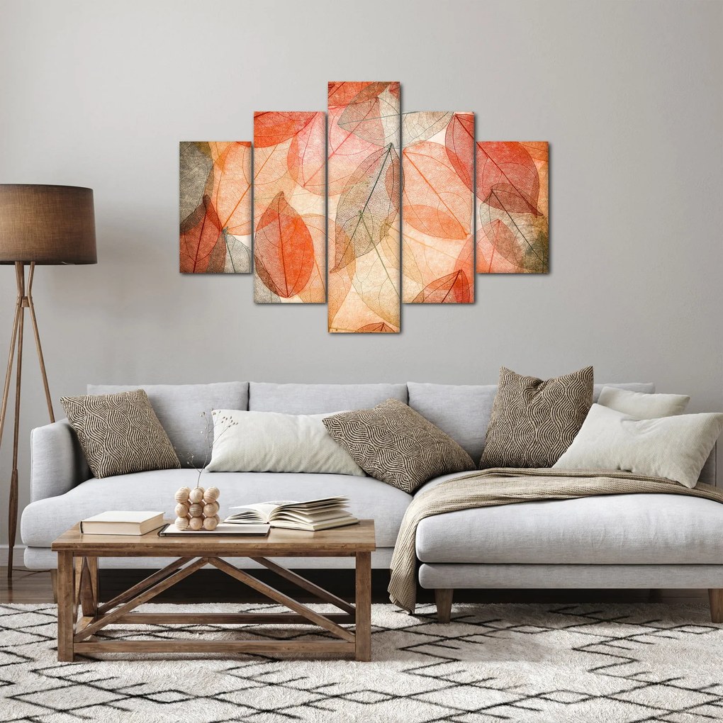 Festett őszi levelek képe (150x105 cm)