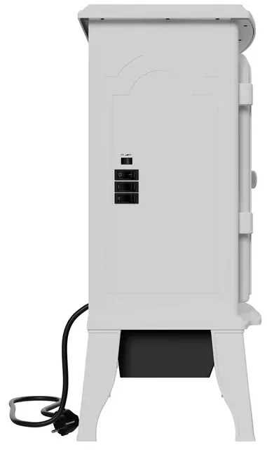 Juskys Elektromos kandalló 2000W - fehér