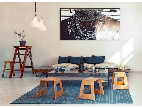 Klausen 111029 - Csillár zsinóron RACK 1xE27/11W/230V fehér/réz