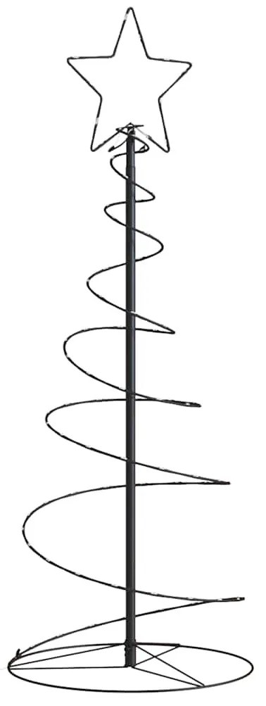 meleg fehér LED karácsonyfa 80 LED 120 cm