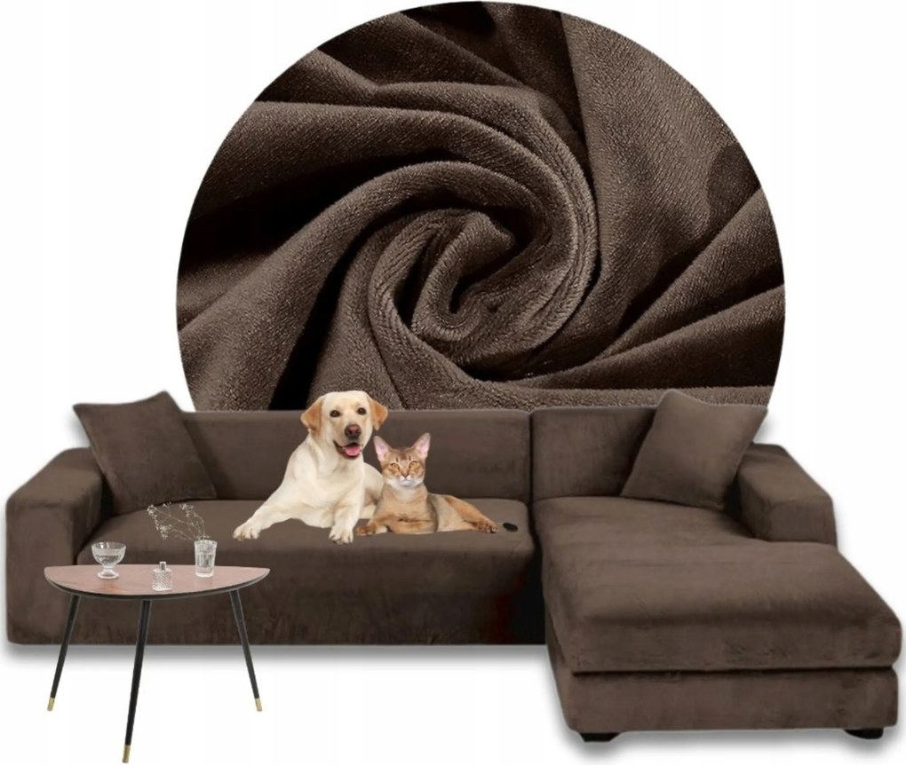 Sarok Huzat Kanapé Velúr Prémium Plüss Jobbos 3+3OS Oeko-tex