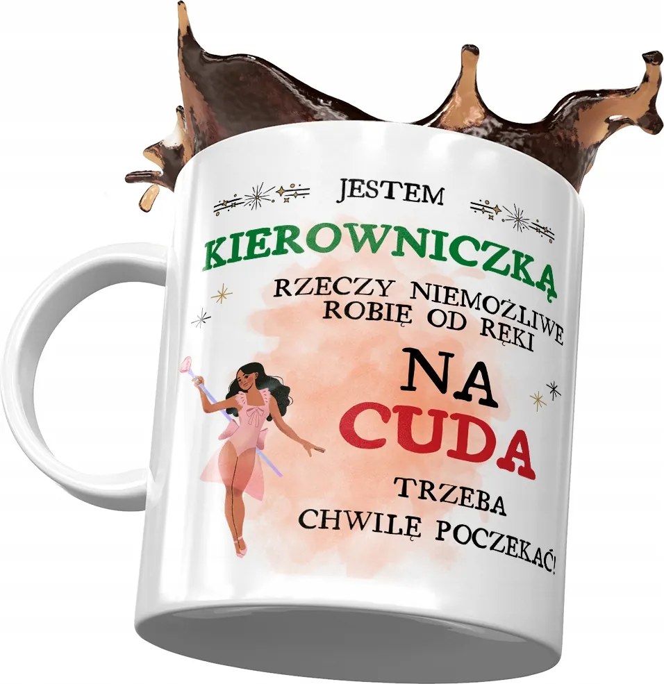 Bögre A Vezetőnek Várni kell Egy Pillanatot Nyomtatott Fotóval