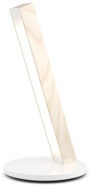Asztali lámpa LED40, 400 mm, többféle változat - TUNTO Modell: természetes dió, QI vezeték nélküli technológia