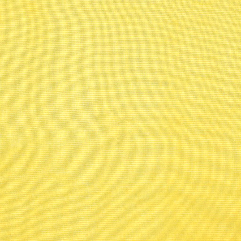 2 db sárga fátyolfüggönyök hurokkal 140x225 cm