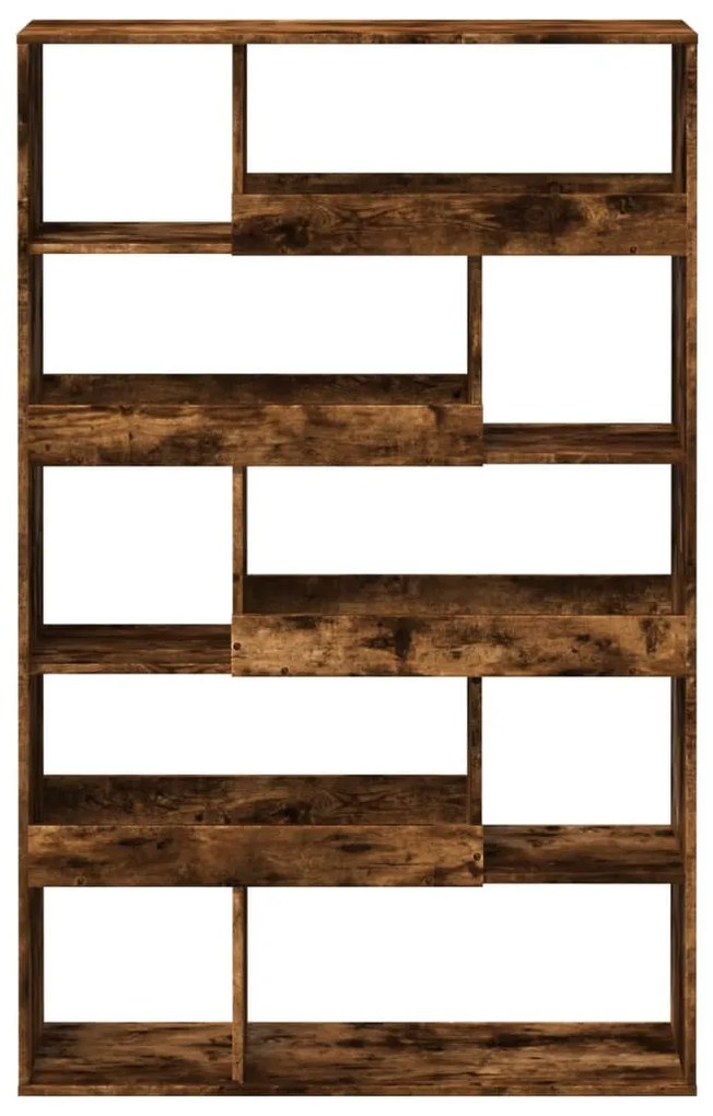 füstös tölgy színű szerelt fa térelválasztó 100 x 33 x 156,5 cm