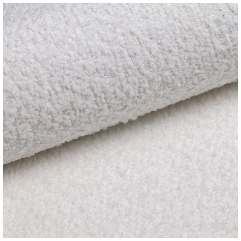 Fehér kárpitozott franciaágy ágyrács nélkül 160x200 cm Mattis – Meise Möbel