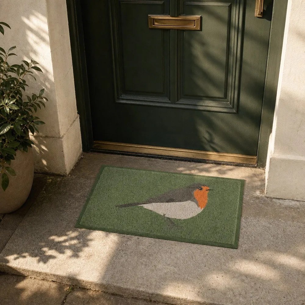 Lábtörlő 60x90 cm Green Robin – Artsy Doormats