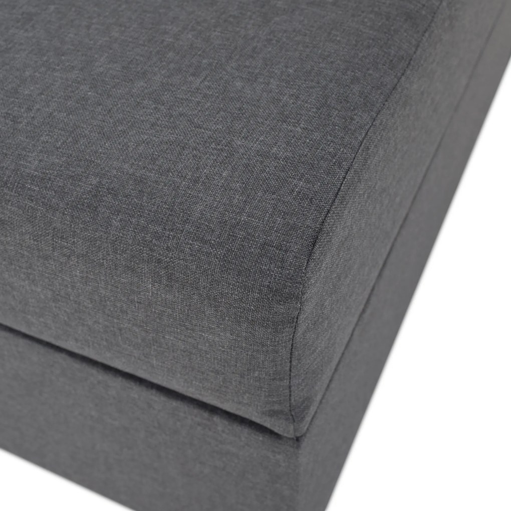 Boxspring ágy, szürke, 160x200, ADARA