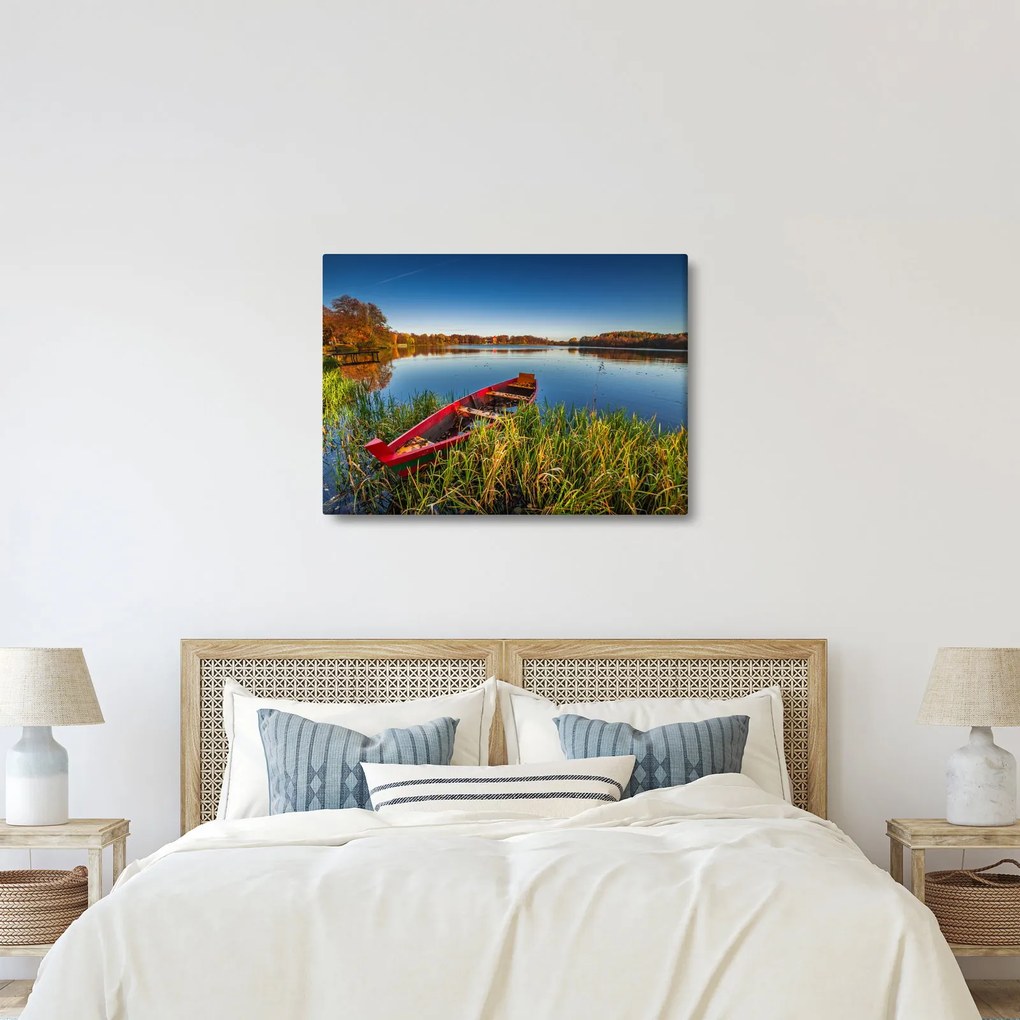 Egy piros pont képe (70x50 cm)