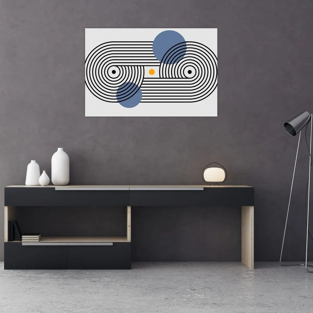 Kép - Minimalista absztrakció N⁰3 (90x60 cm)