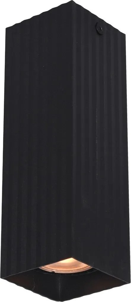 Italux Tecno CLN-37492-M-BK Felületi spotlámpa 1x10W/GU10 IP20