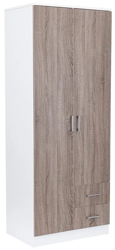 Miami gardróbszekrény 80x205 cm yorki tölgy-fehér