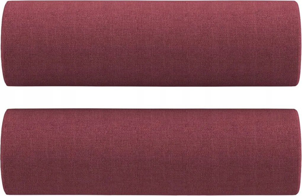 Díszpárna 2 db vörösbor Ø15x50 cm E45 szövet