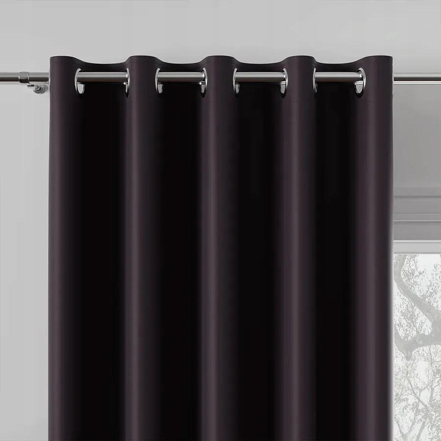 Blackout Szövet Függöny Anyag Dona 280cm szilva lila