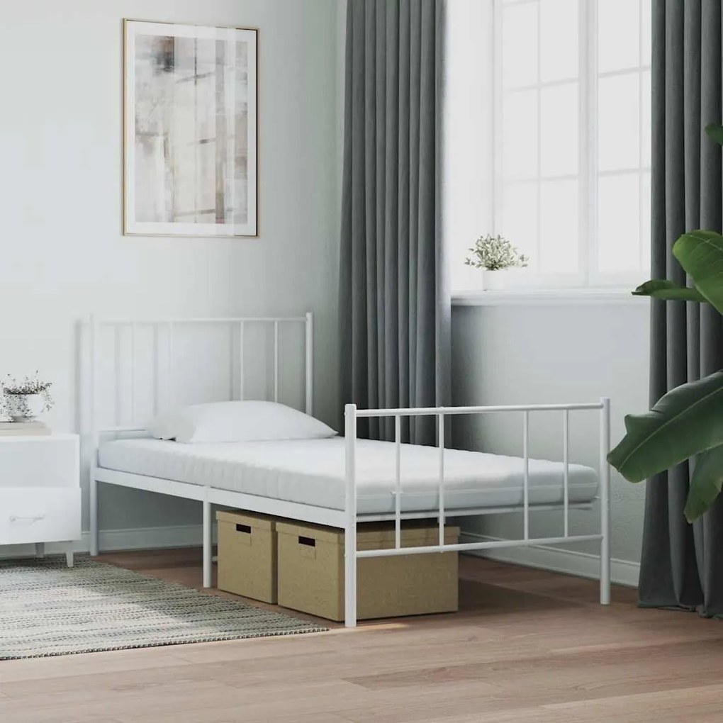 fehér 7 zónás 20 ILD keménységű habmatrac 80 x 220 cm