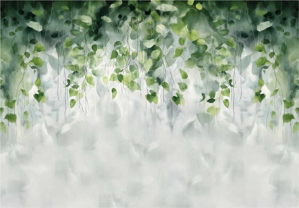 Fotótapéta Zöld Paradicsom Levelek Ágak nyugalom Természet otthon 368x254 +ragasztó