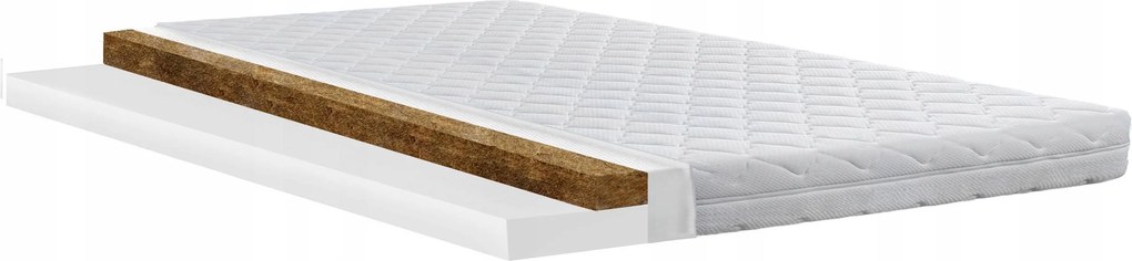 Matrac 120x200 visco kókusz 6cm matracbetét topper H1