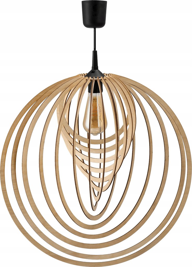 Led Mennyezeti Függő Lámpa Fa Állítható Nagy 1xE27