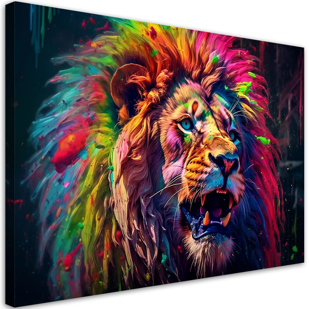 Gario Vászonkép Oroszlán színű Méret: 90 x 60 cm