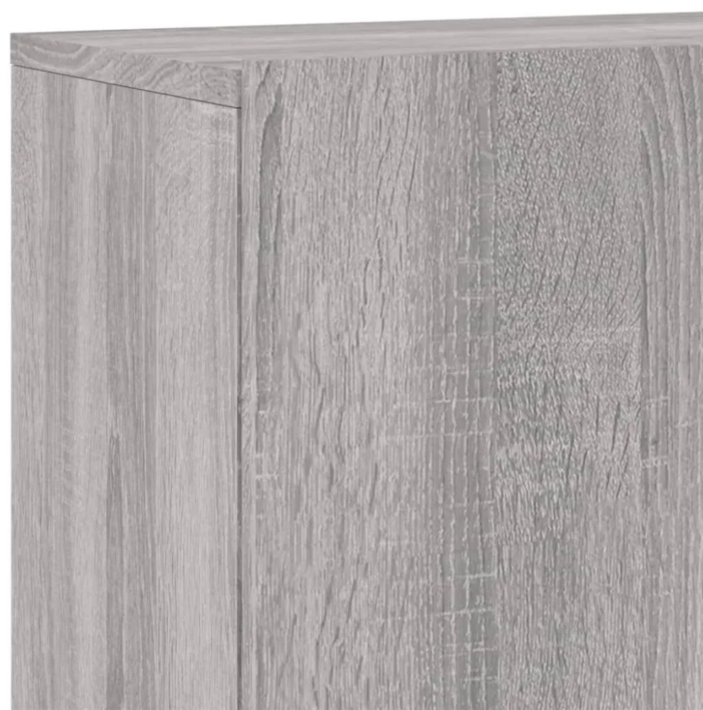 szürke sonoma színű falra szerelhető TV-szekrény 100x30x41 cm