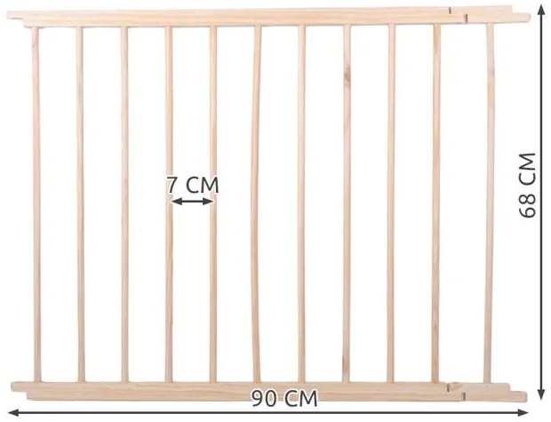 ISO Fa fenyőszekrény 6 db panelek, 8178