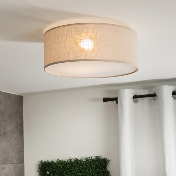 Mennyezeti lámpa SIRJA 1xE27/60W/230V á. 35 cm bézs