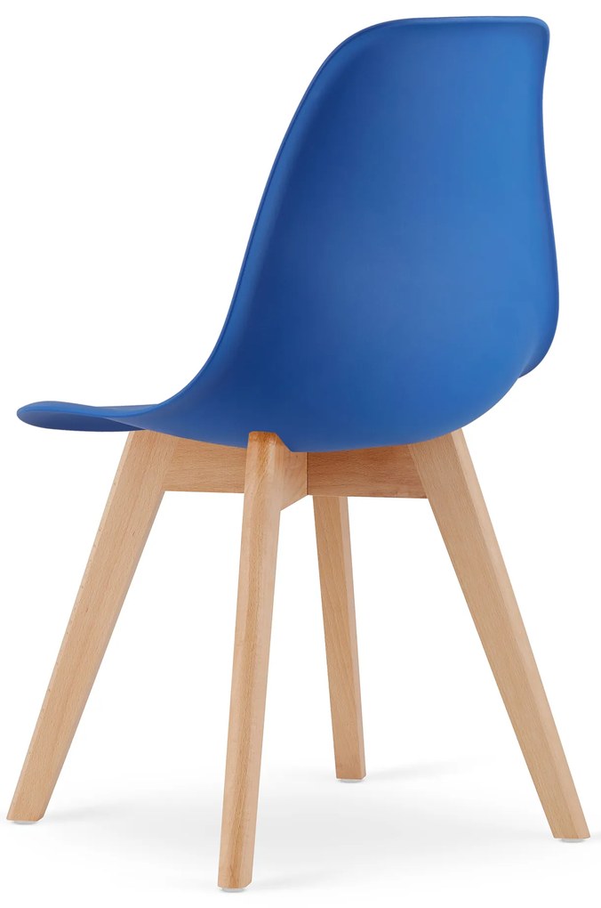 Kék KITO szék bükkfa lábakkal
