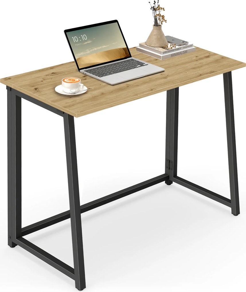 Összecsukható íróasztal ZARIMO 80x40 cm, artisan tölgy