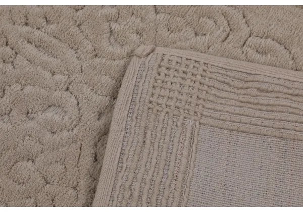 2x Fürdőszobai szőnyeg PIANTE 60x100 cm barna készlet