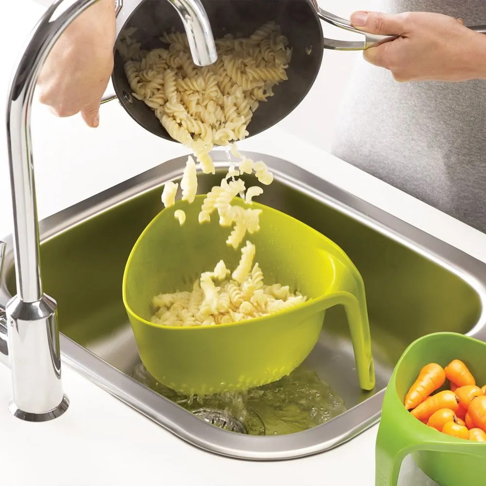 Colanders kompakt szürke tésztaszűrő - Joseph Joseph