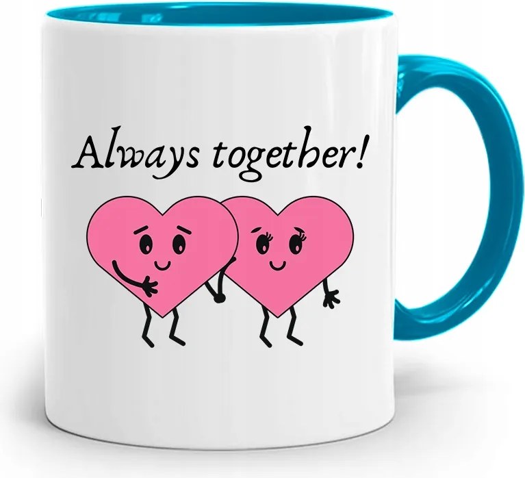 Always Together Kék Bögre Fiúnak, fényképes nyomattal