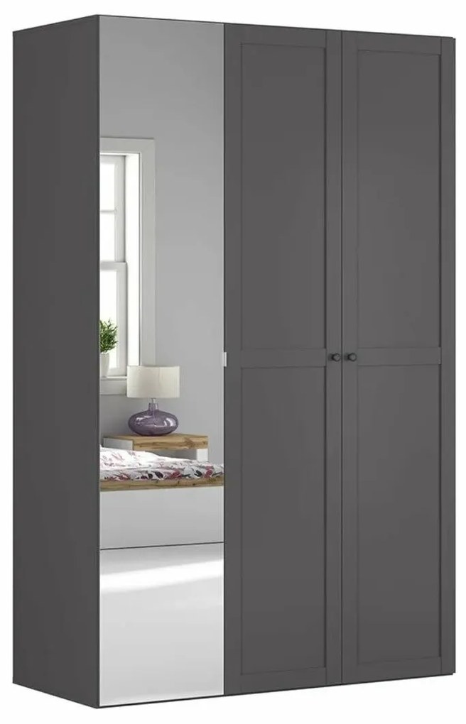 Ruhásszekrény Flex 113 (grafit ) (tükörrel). 1098229