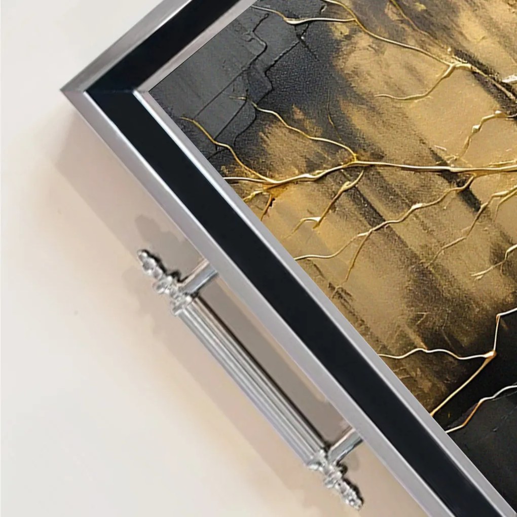 Üveg tálca, 38×24 cm – TPG9928