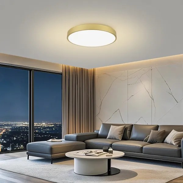 Brilagi -LED Mennyezeti lámpatest POOL LED/100W/230V 3000/4000/6000K Ø 80 cm aranyszínű