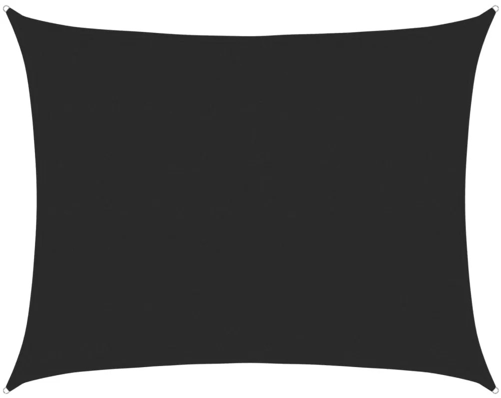fekete HDPE napvitorla 160 g/m² 6 x 7 m