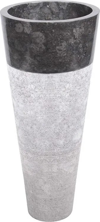 DIVERO Mosdókagyló márvány CUNEO Ø40