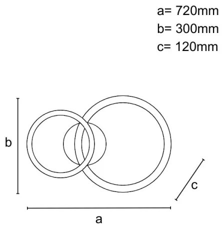 LED dimmelhető mennyezeti lámpatest LED/55W/230V 3000-6500K + távirányító