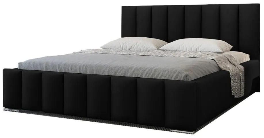 NEROX Kárpitozott ágy, 160x200, amor velvet 4322