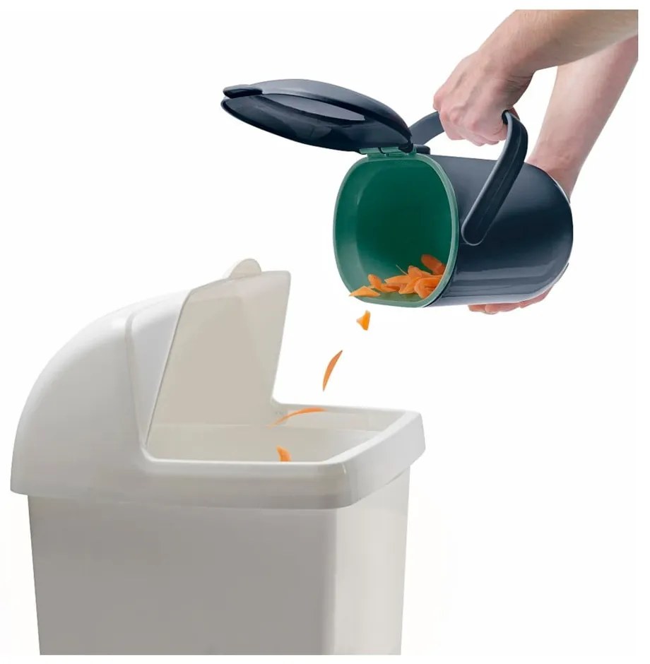 Caddy kék-zöld hulladékgyűjtő komposzthoz, 2,5 l - Addis