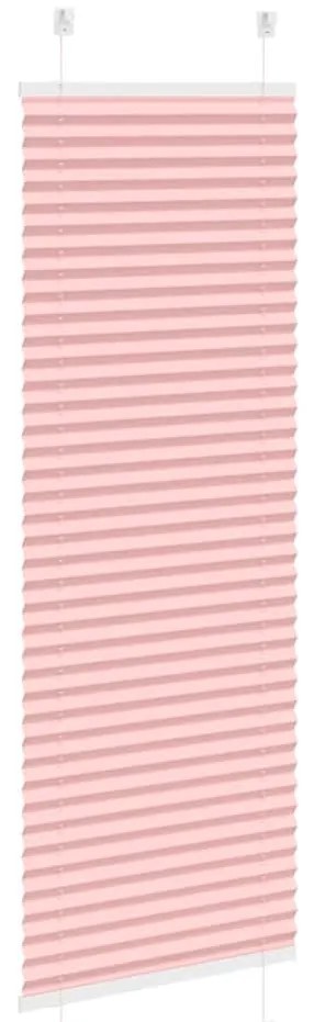 pliszírozott redőny rózsaszín 45x100 cm szövetszélesség 44,4 cm