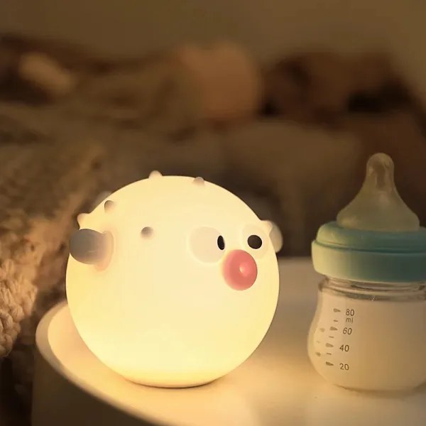 LED RGBW Dimmelhető gyermek érintős lámpa HELI LED/1W/5V USB 1200 mAh kék