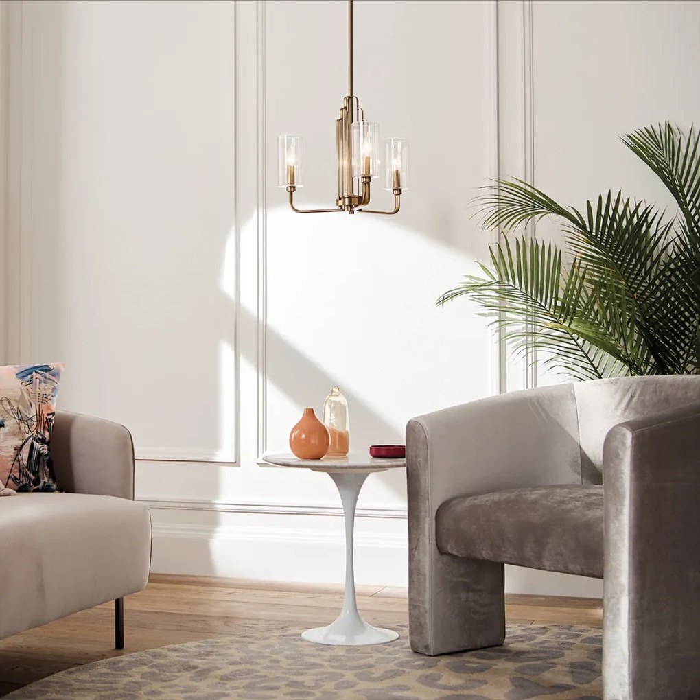 Quintiesse KIMROSE QN-KIMROSE3-BNB Csillár 3x40W/E14